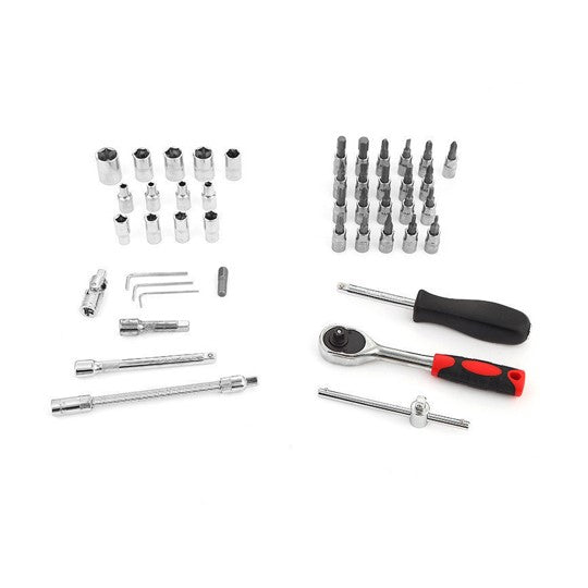 Kit 46 Chave Catraca Jogo De Soquetes Allen Torx