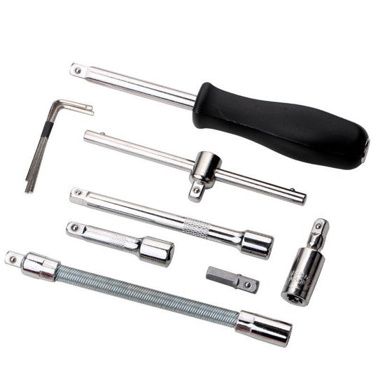 Kit 46 Chave Catraca Jogo De Soquetes Allen Torx